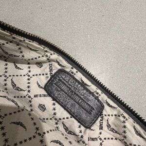 Zadig & Voltaire Grey Leather Bag